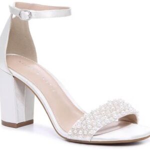 Kelly & Katie White Pearl Heel